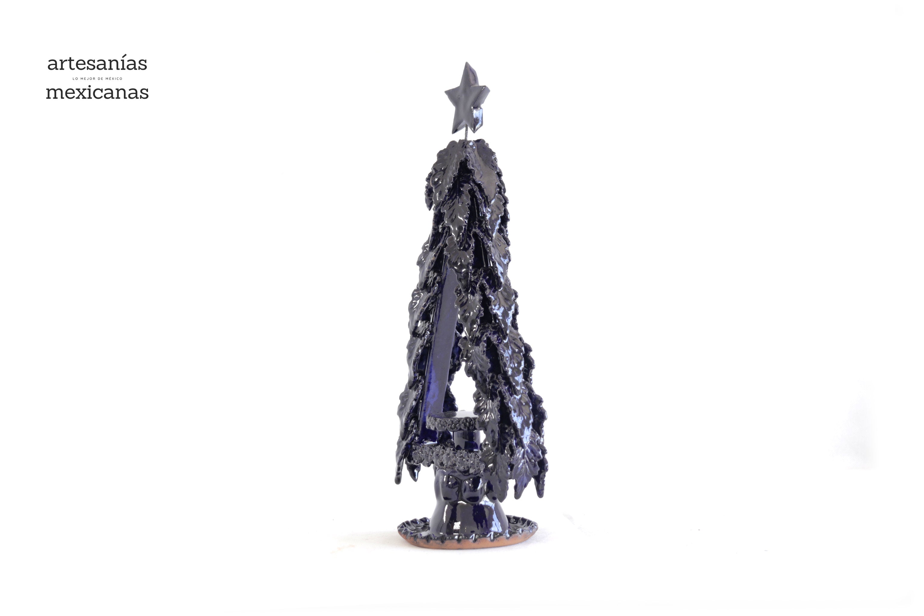 Tree navideño blue for candledora - 13.7 in. Tiru