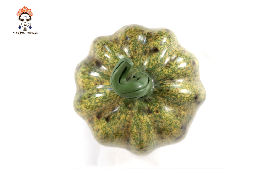 Set 3 Pumpkins Handcrafted Decorative Greens - 8.7 in. Trejo