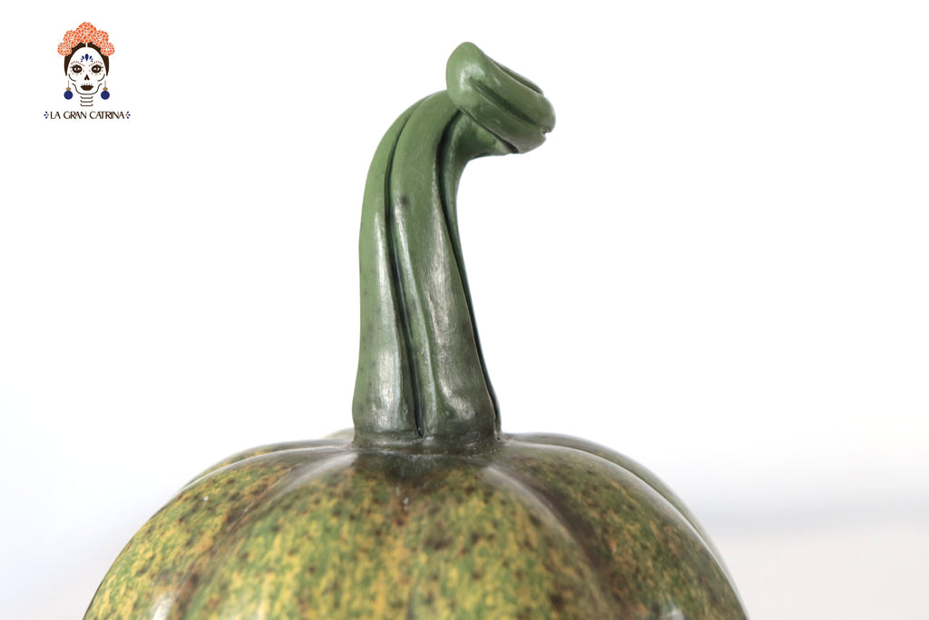 Set 3 Pumpkins Handcrafted Decorative Greens - 8.7 in. Trejo