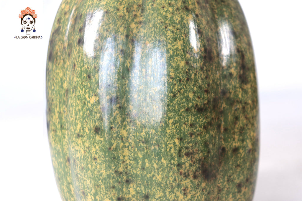 Set 3 Pumpkins Handcrafted Decorative Greens - 8.7 in. Trejo