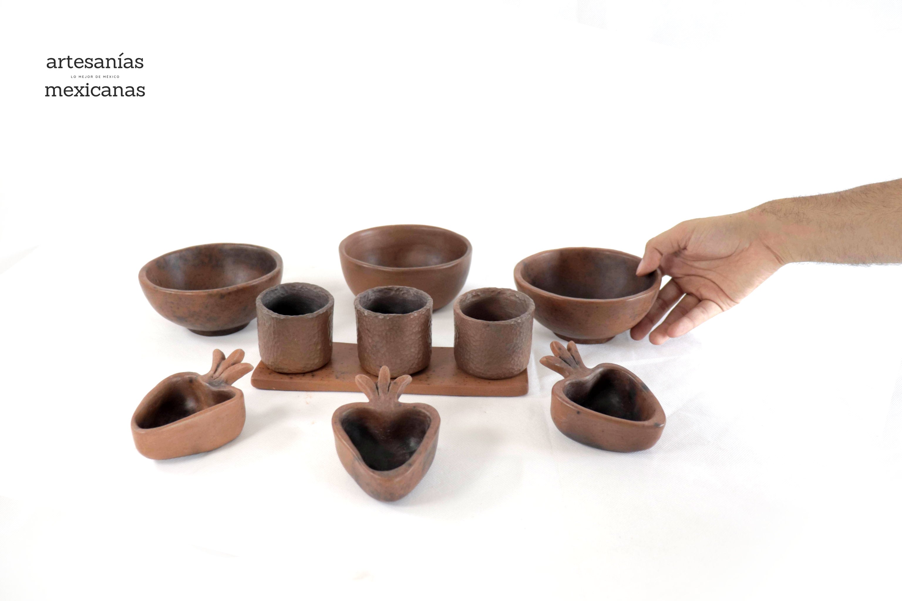Set of vasos, caballitos and heartes Clay Trejo