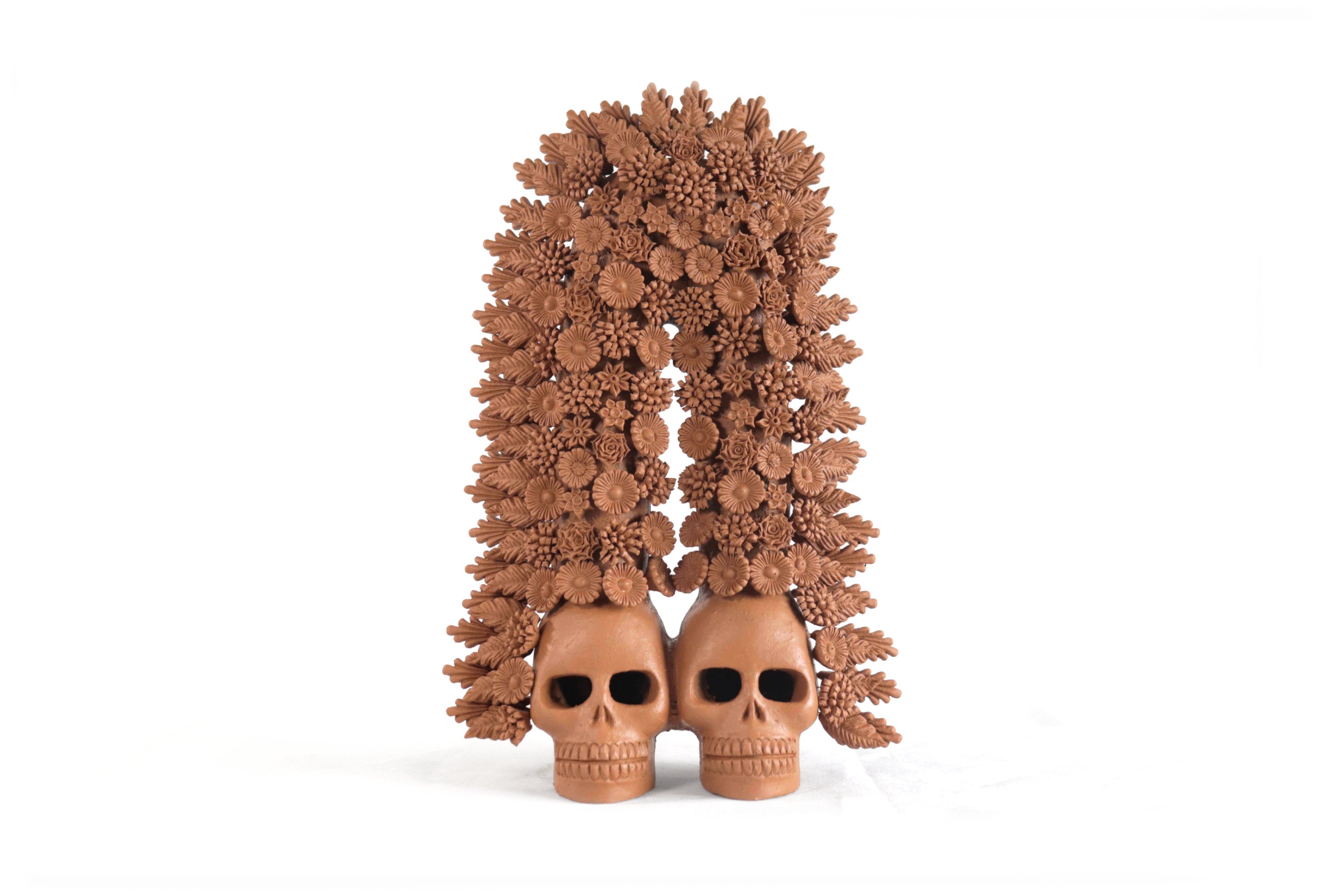 Arch of skulls and flowers - 16.5 in. Misael Jacobo