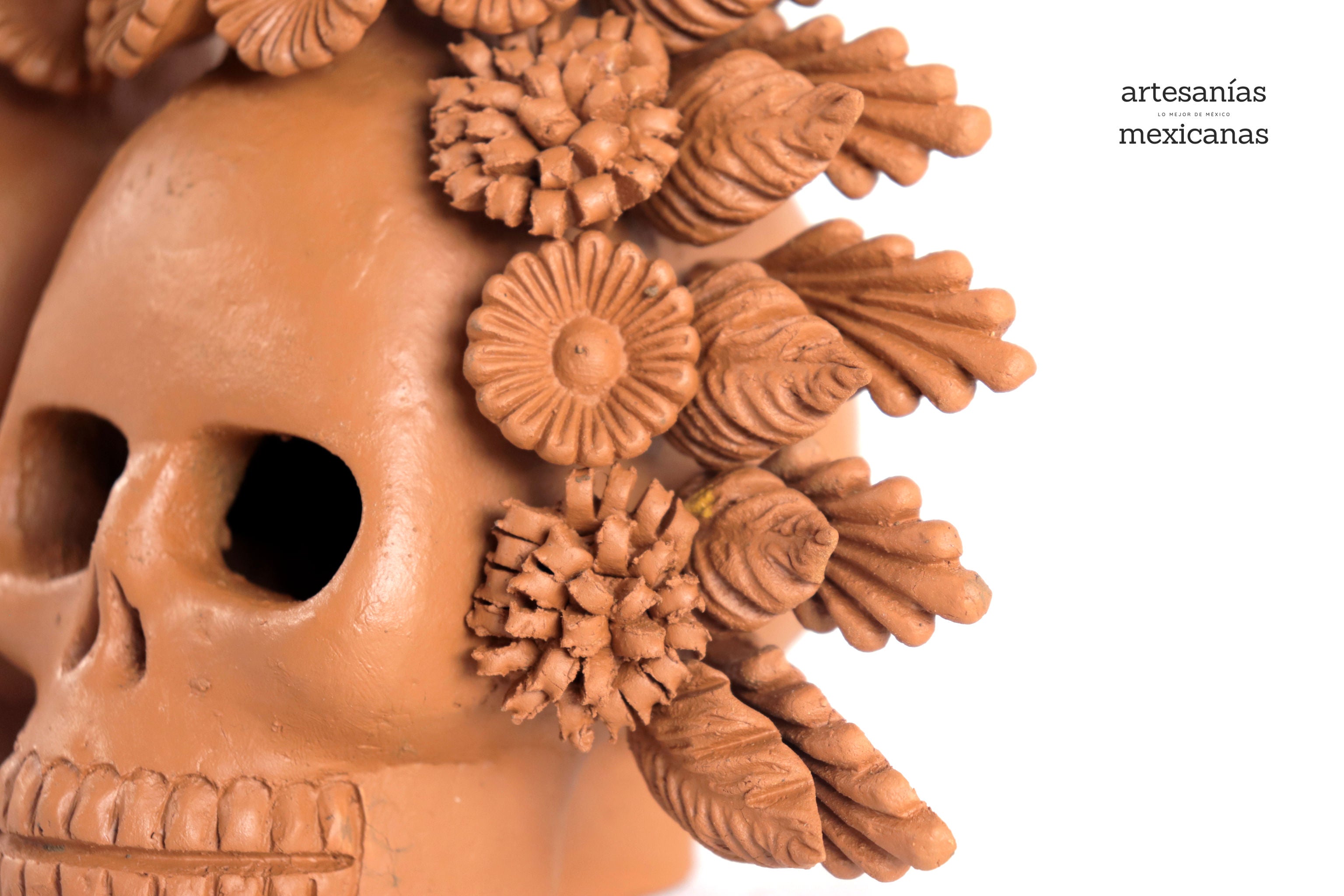 Arch of skulls and flowers - 16.5 in. Misael Jacobo