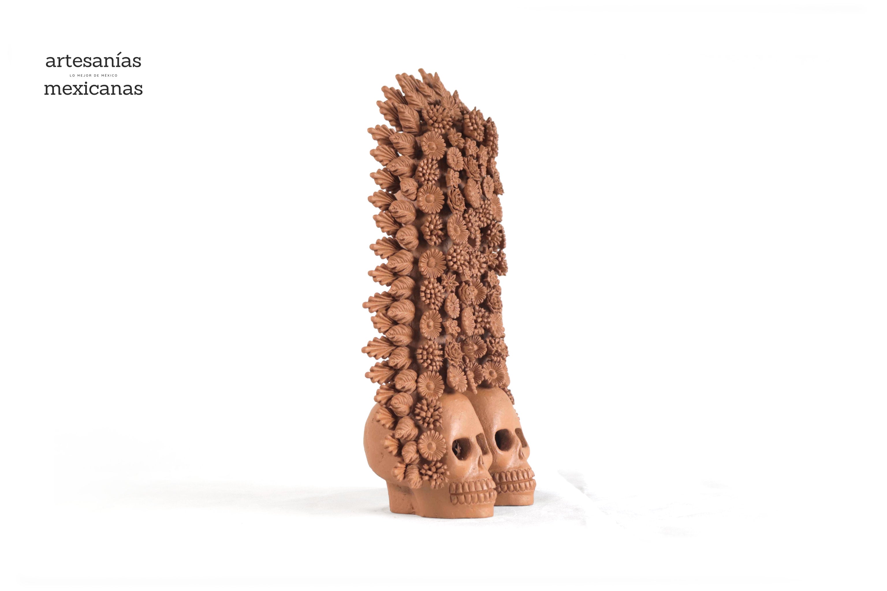 Arch of skulls and flowers - 16.5 in. Misael Jacobo