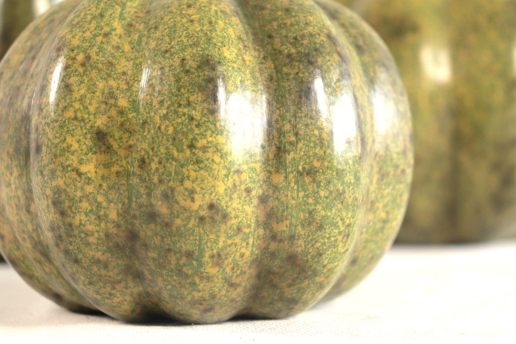 Set of 3 Pumpkins green ll Trejo