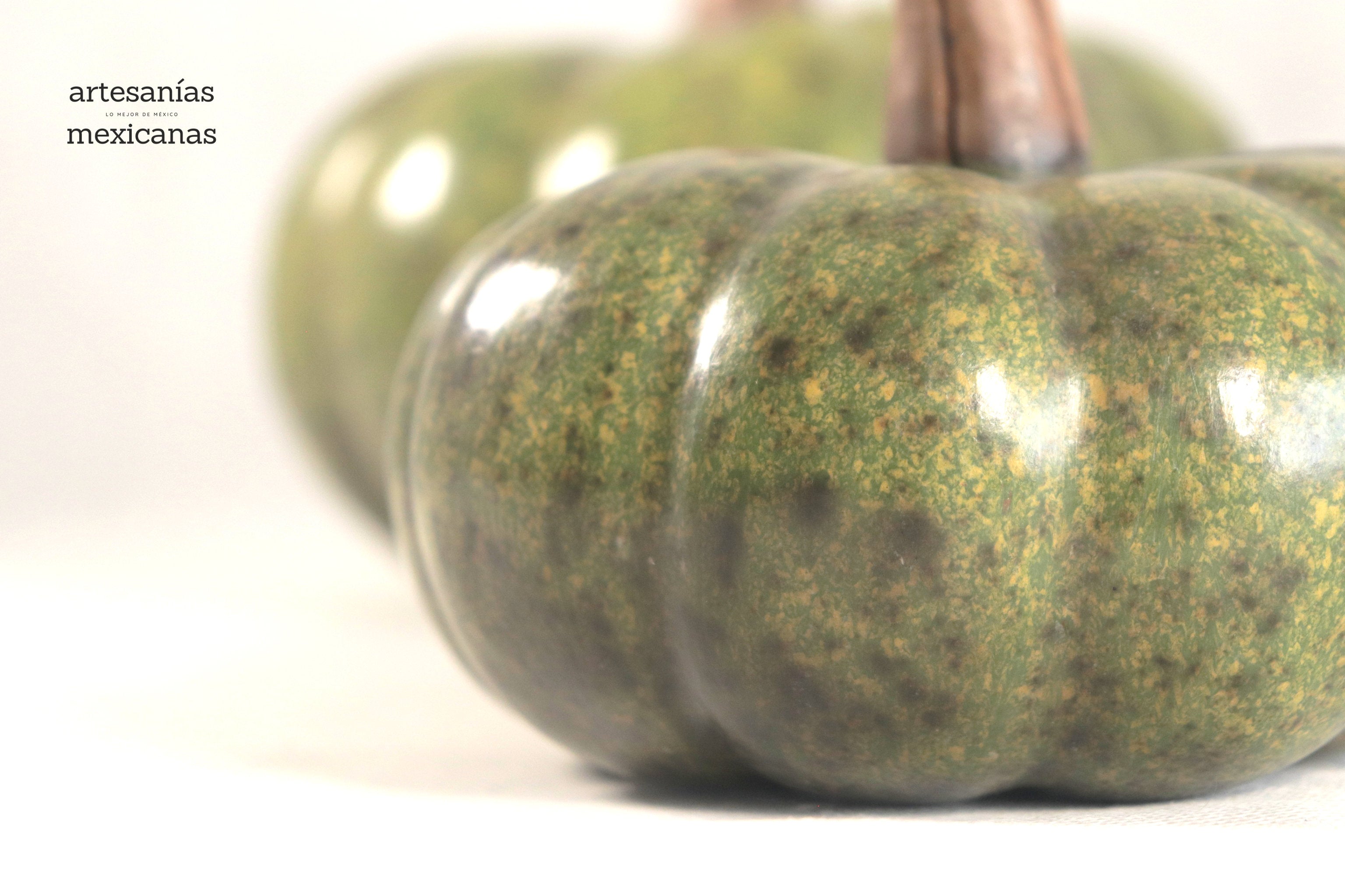 Set of 3 Pumpkins green l Trejo