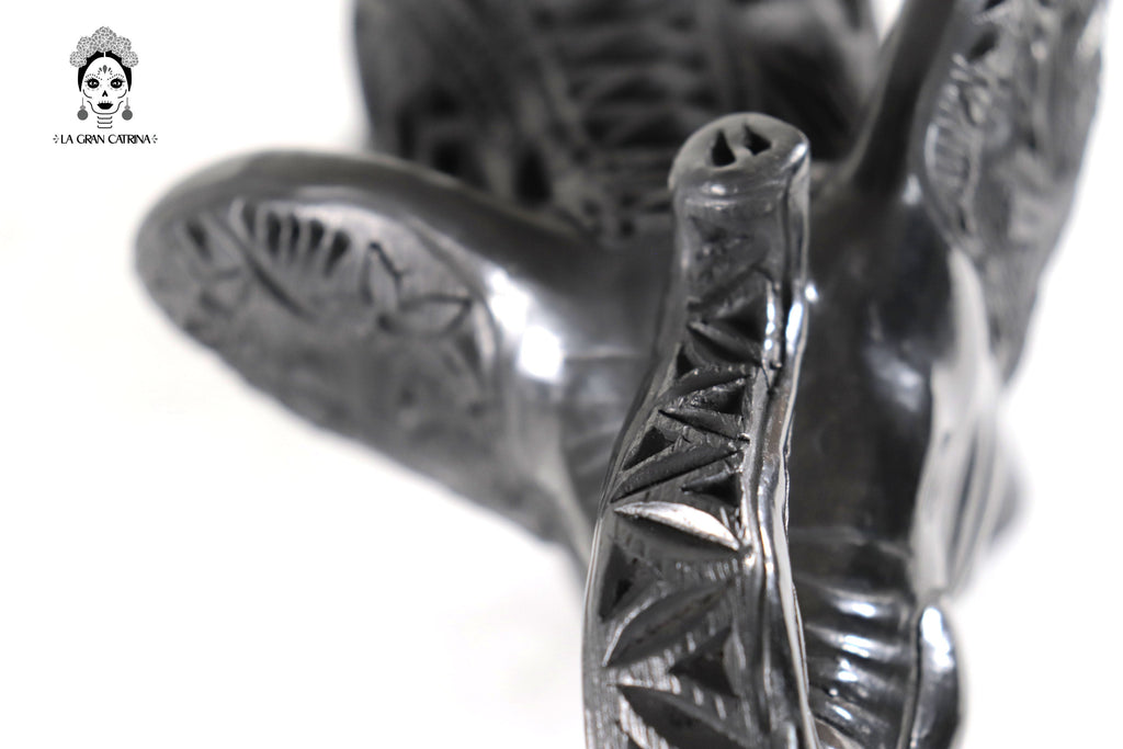 Elefante of Black Clay - 7 in. Tere Oax