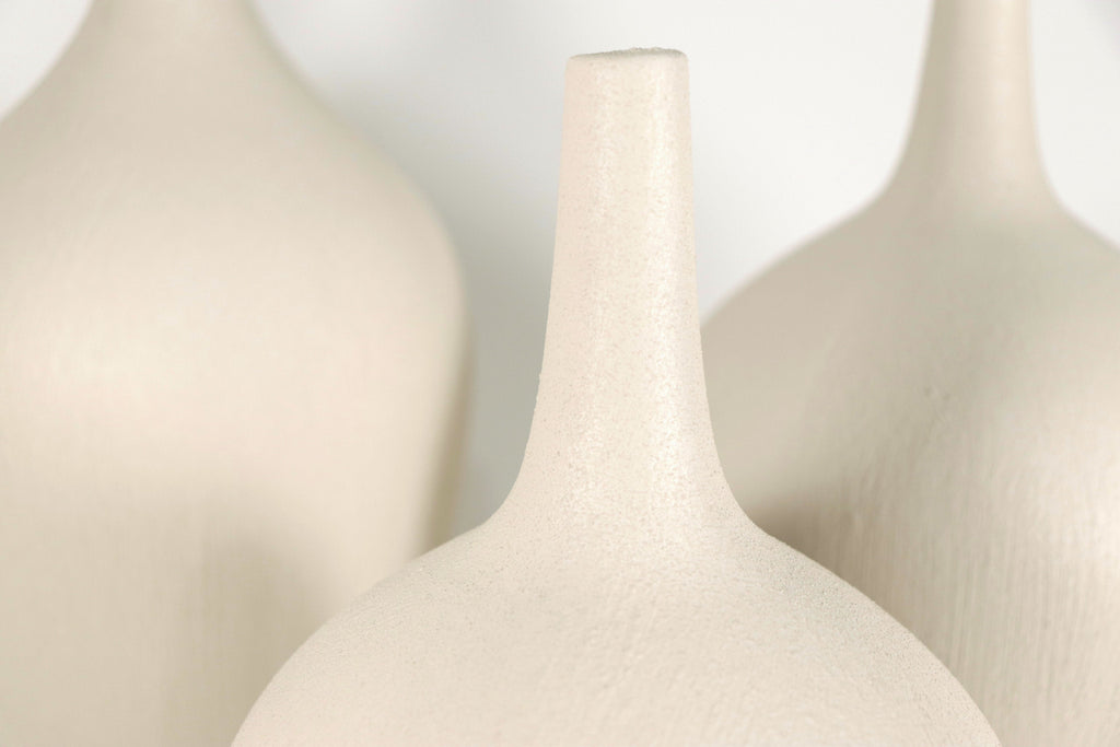 Set of contemporary decorative vases - Long Mouth Tonala