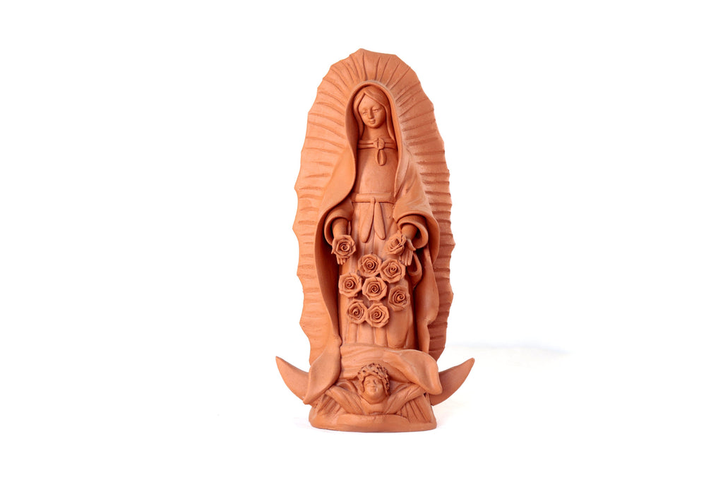 Virgin of Guadalupe - Natural Clay - 11.8 in. Montoya