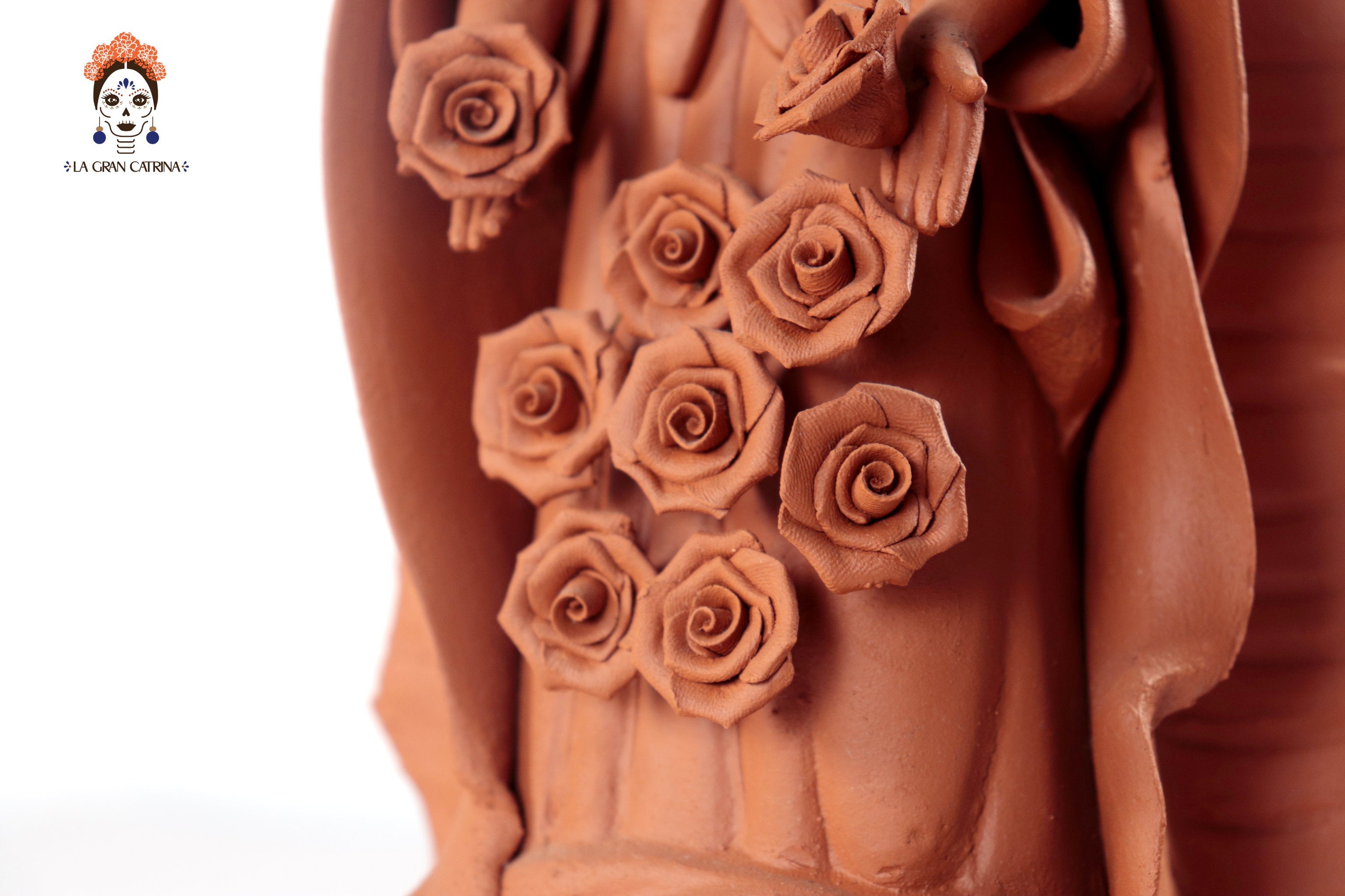 Virgin of Guadalupe - Natural Clay - 11.8 in. Montoya