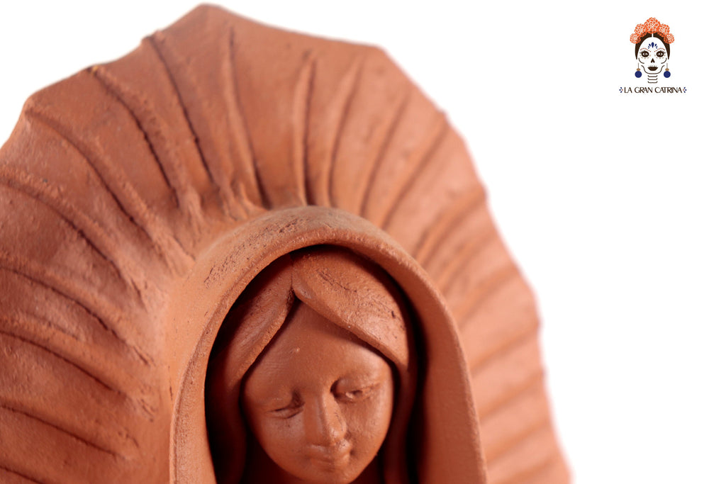 Virgin of Guadalupe - Natural Clay - 11.8 in. Montoya