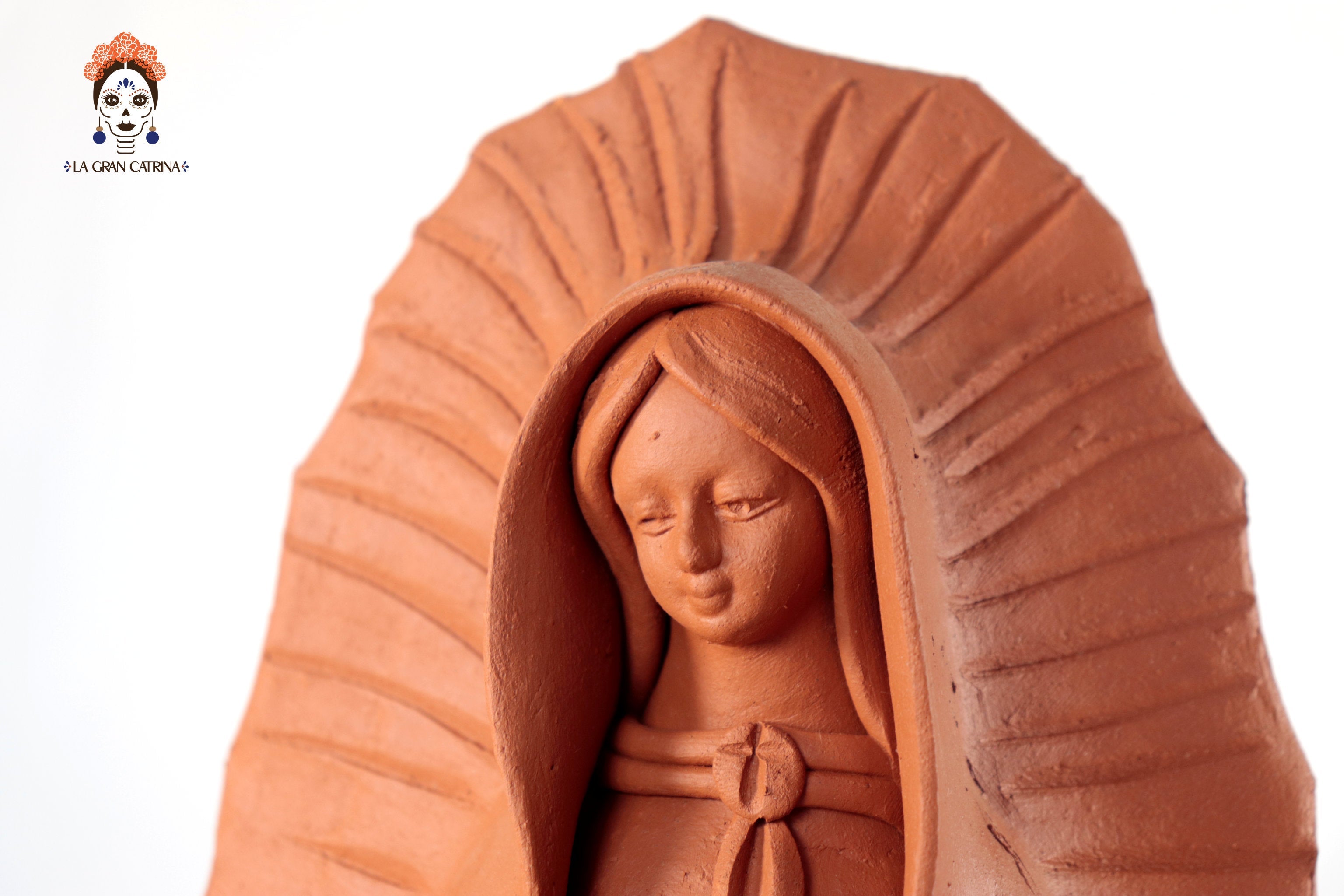 Virgin of Guadalupe - Natural Clay - 11.8 in. Montoya