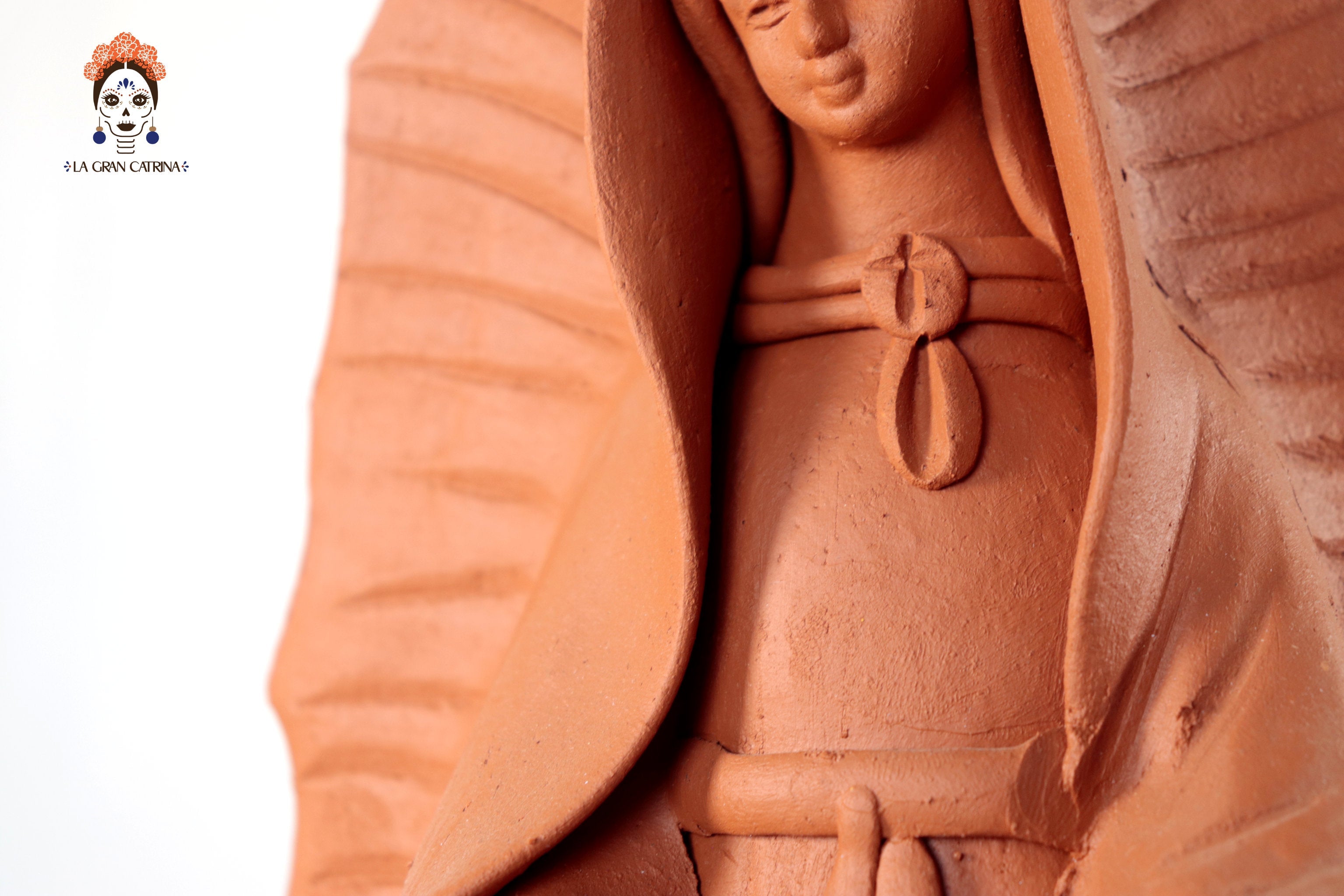 Virgin of Guadalupe - Natural Clay - 11.8 in. Montoya