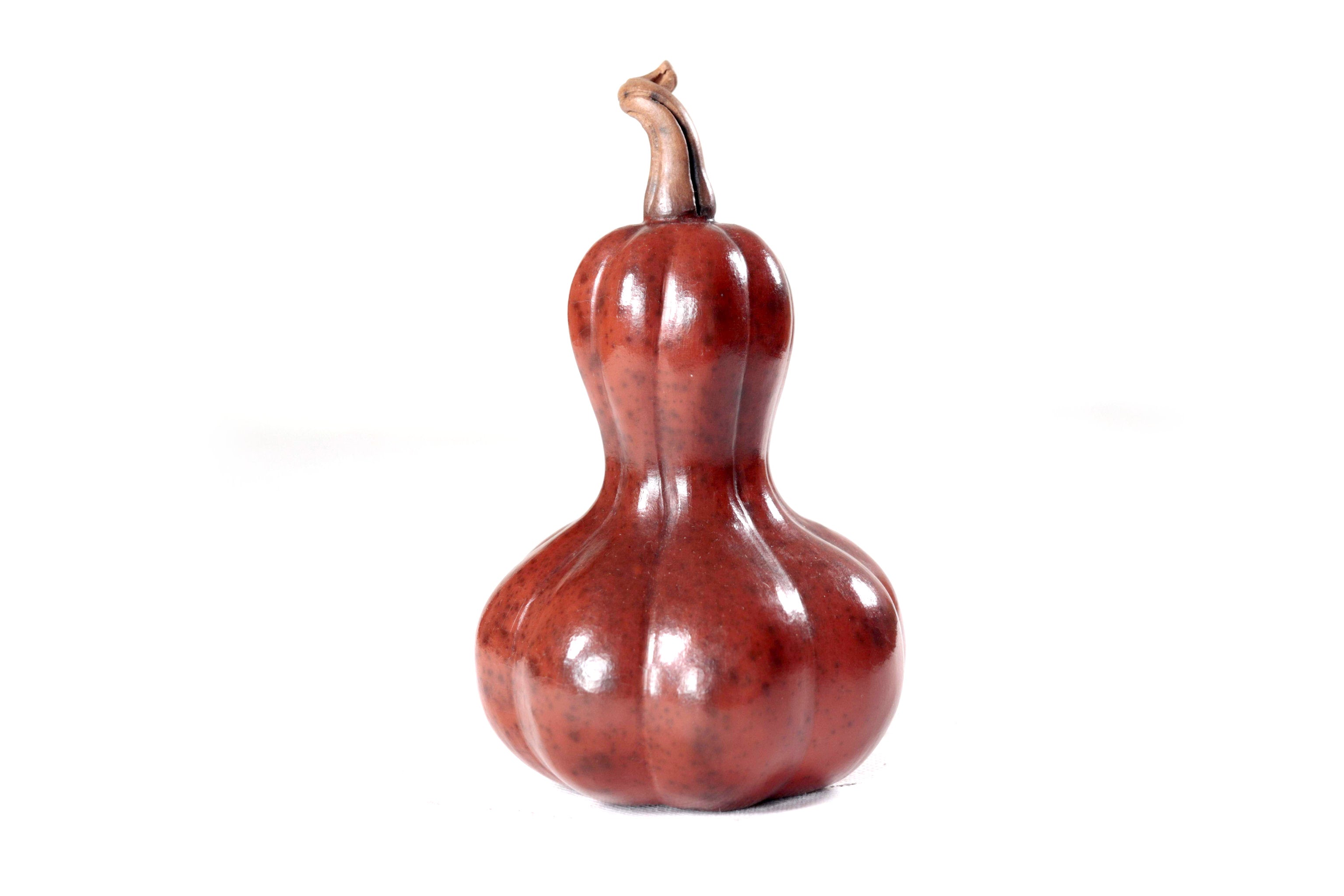 Set of 3 Pumpkins reddish - 9.8 in. Trejo