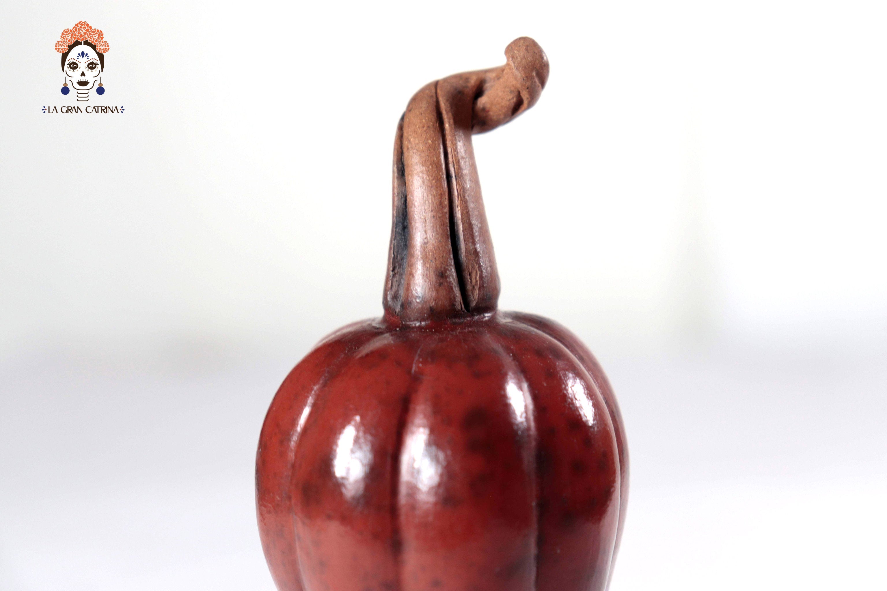 Set of 3 Pumpkins reddish - 9.8 in. Trejo