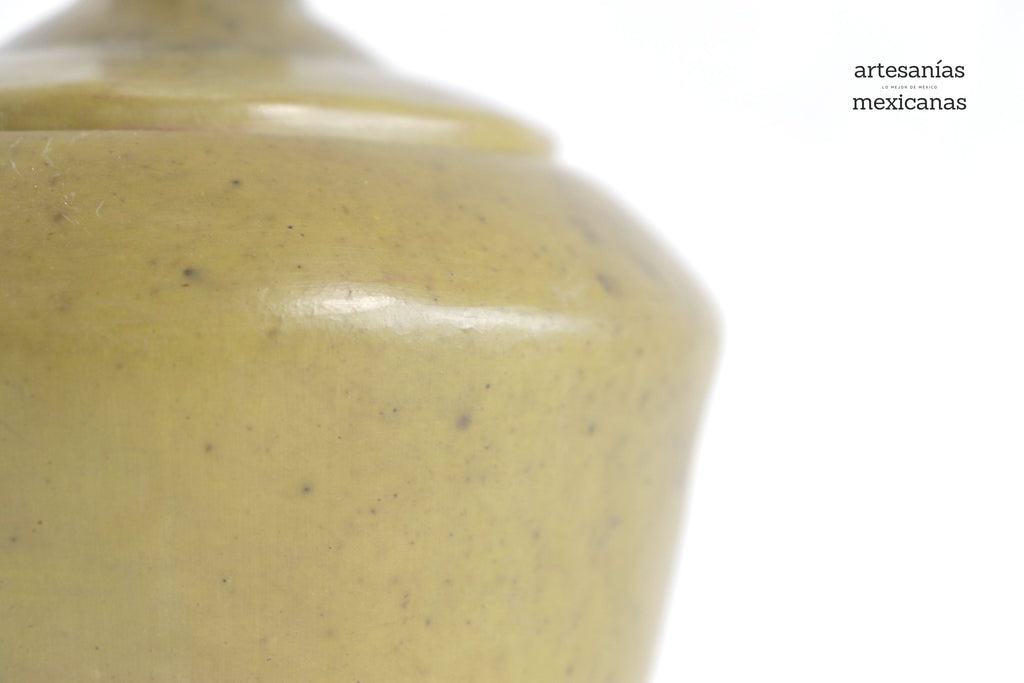 Sugar Bowl olive green - 4.7 in. - Handcraft Wholesale Trejo