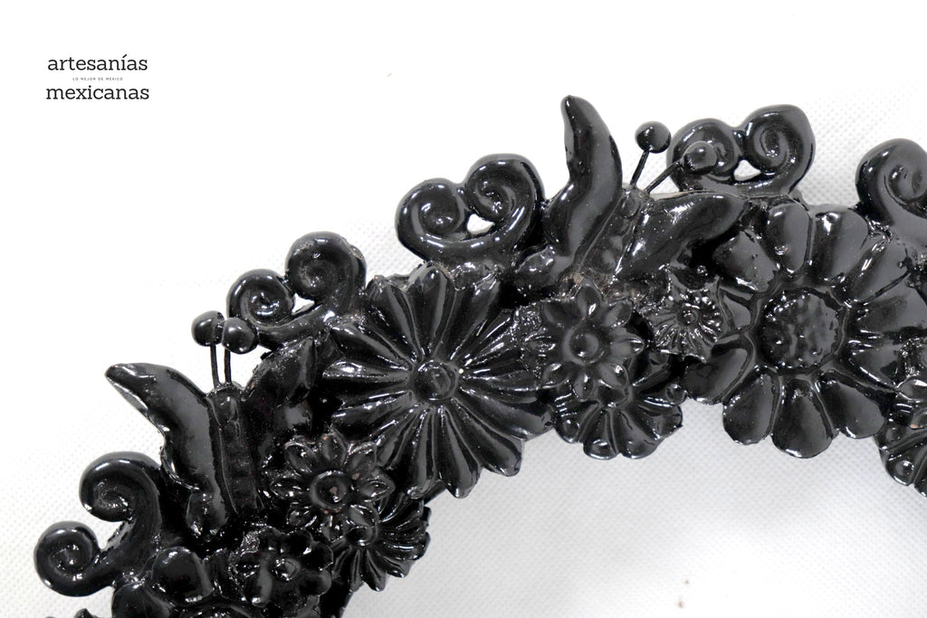 Crown black - Glazed Clay - 13 in. Tereri