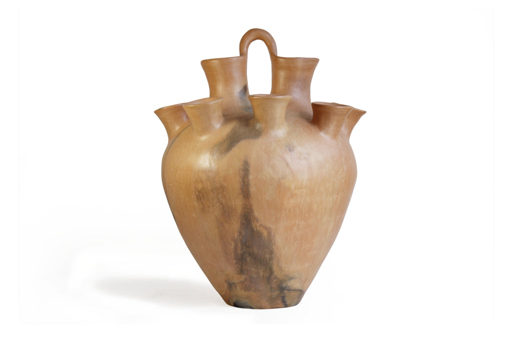 Vessel Ancestral Mixe of 10 openings - 20.8 in. Silvia Mixe