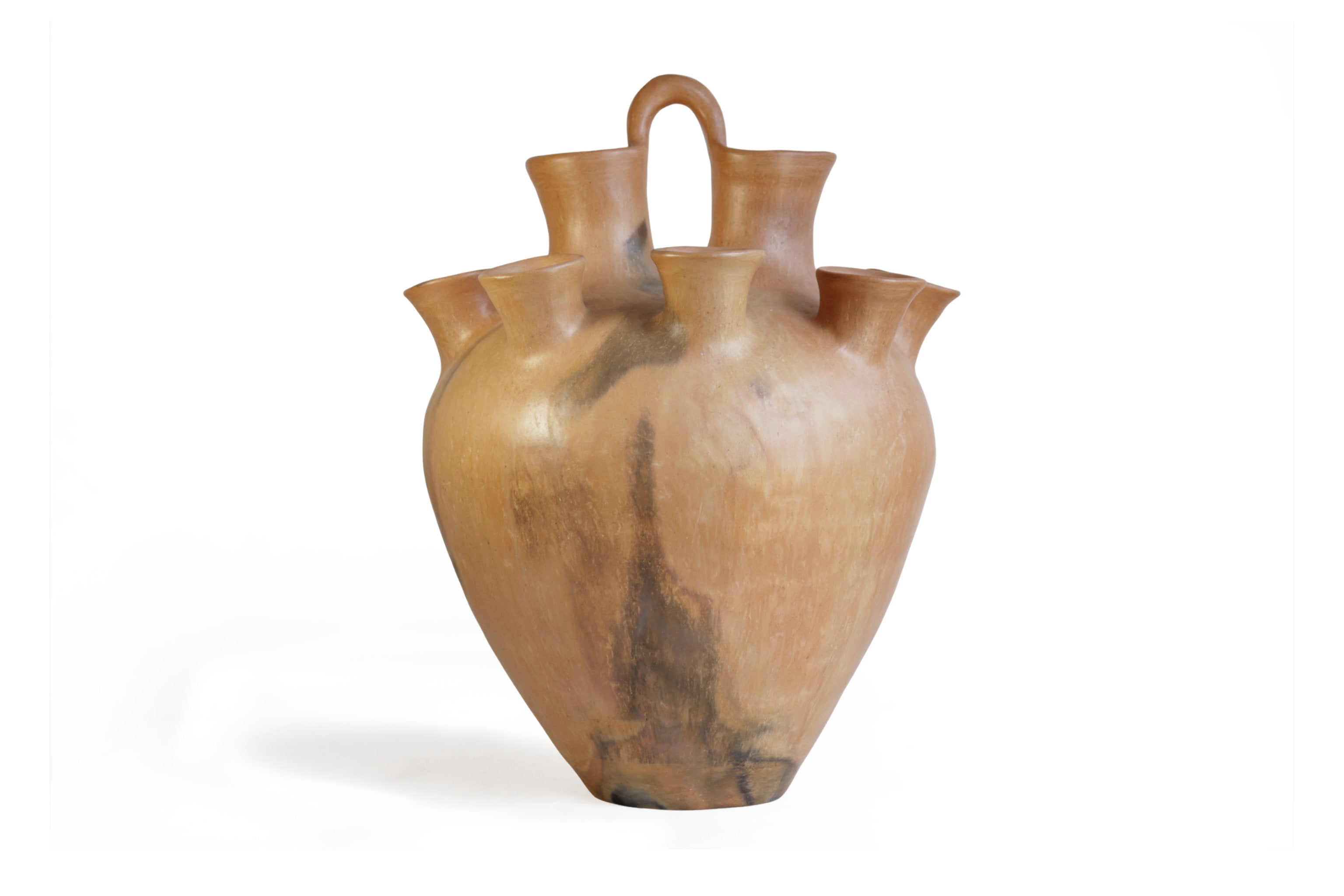 Vessel Ancestral Mixe of 10 openings - 20.8 in. Silvia Mixe