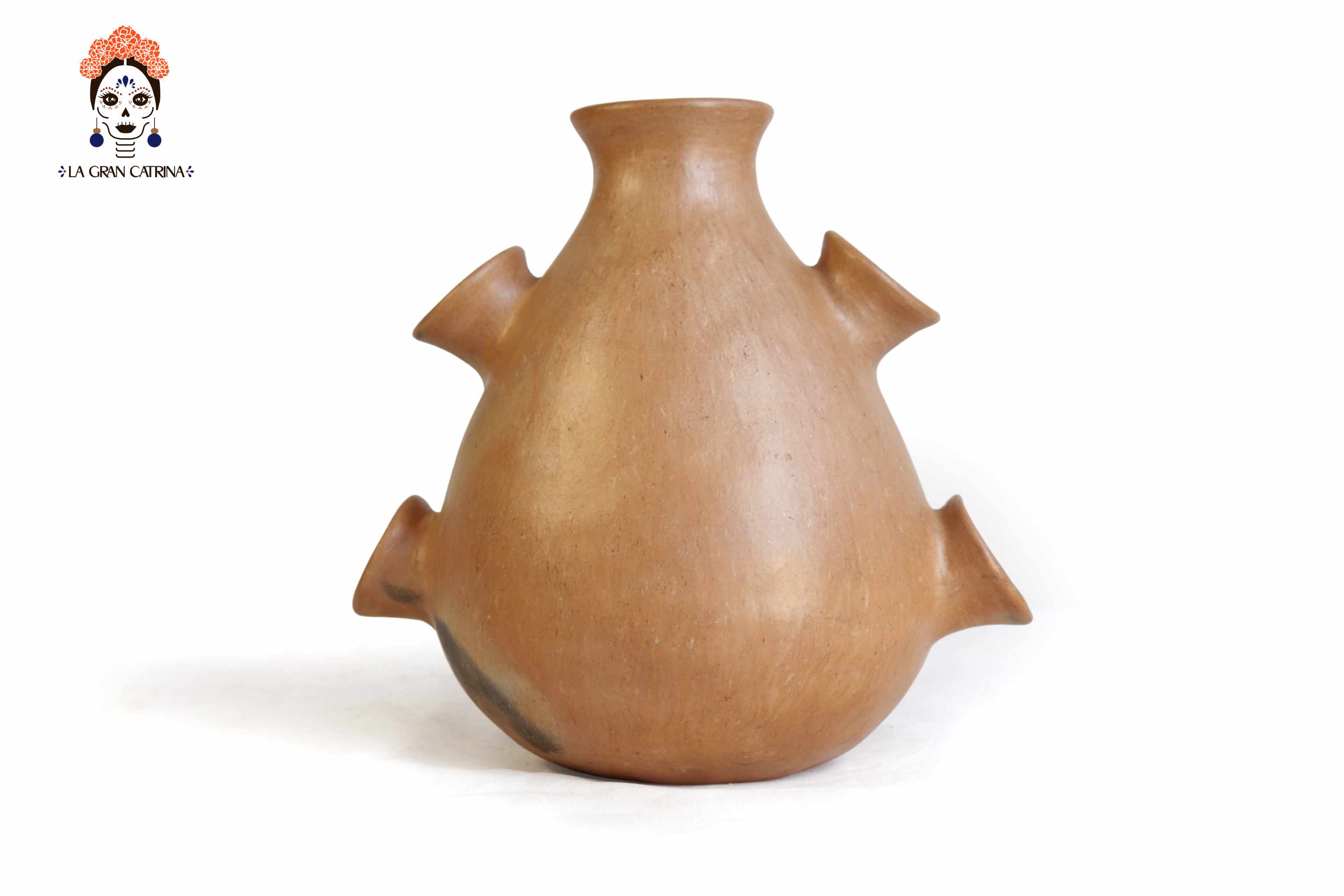 Vessel Ancestral Mixe with 5 openings - 8.2 in. Silvia Mixe