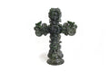 Cross green - Glazed Clay - 10 in. Tereri