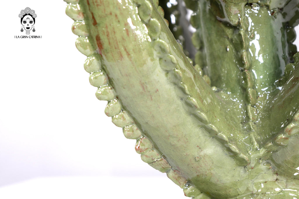 Candleholder Prickly Pear Cactus Olive - 17.3 in. Juan Gtz