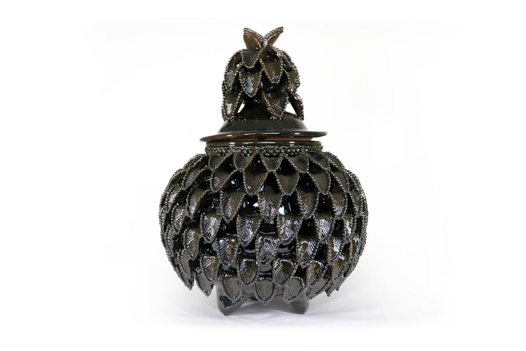Michoacán Clay Pineapple - Green - 16 in. Viejitos SJG