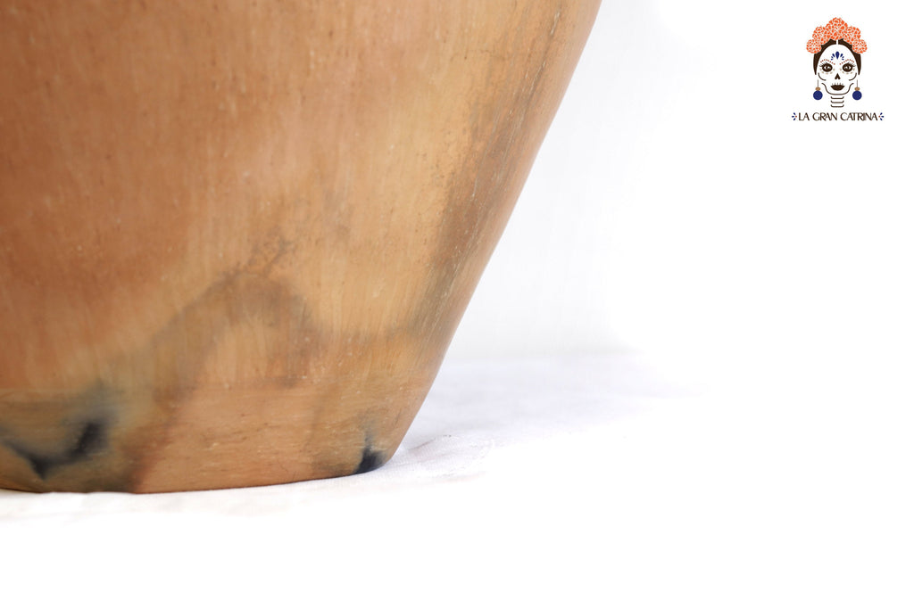 Vessel Mixe Tlahui Huipil of Natural Clay - 23.6 in. Silvia Mixe