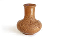 Vessel with Floral Design Clay - Patamban - 9.4 in. Patamban