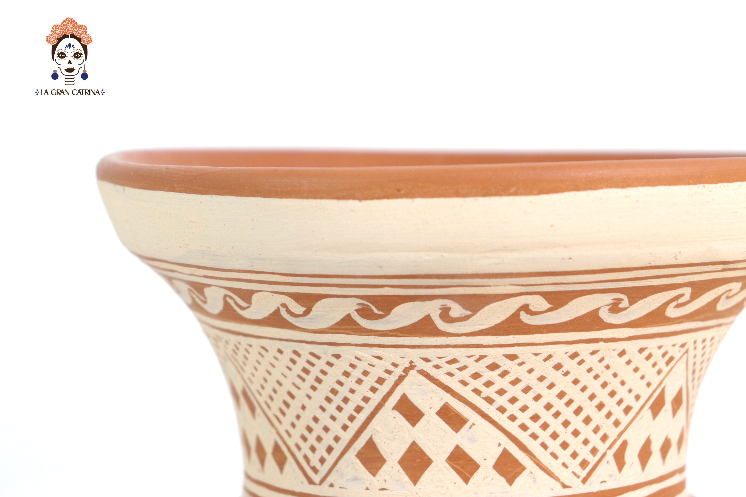 Vase Flower Clay - Patamban - 9.8 in. Patamban