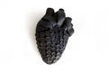Corn Heart Matte - San Bartolo Black Clay 7.8 in. Tierra Lumbre