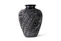 Handcrafted Black Clay Tibor Jar II 13.7 in. - in. Production Tere Oax