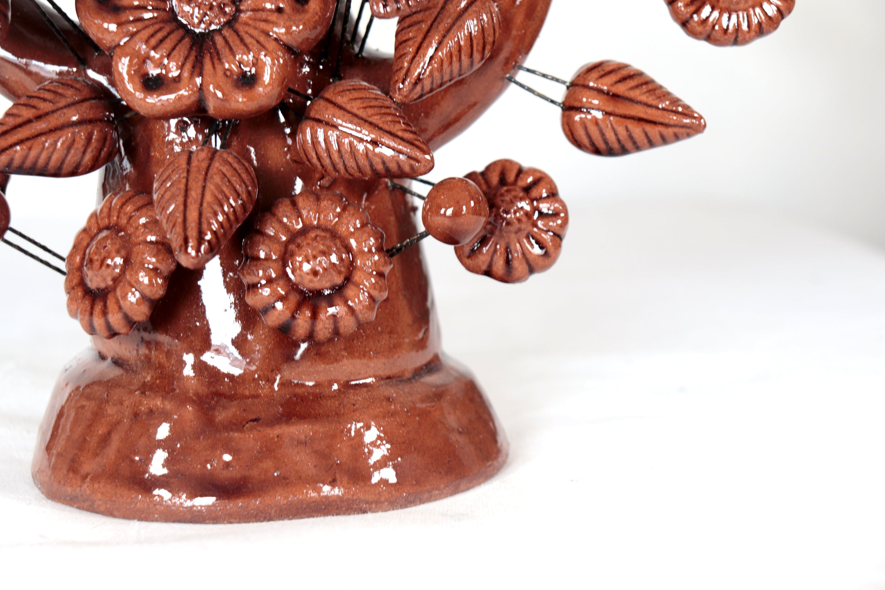 Tree of Life Brown - Glazed Clay - 24.4 in. - Made to Order Montoya