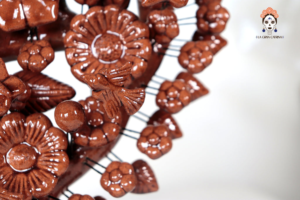 Tree of Life Brown - Glazed Clay - 16.5 in. Montoya