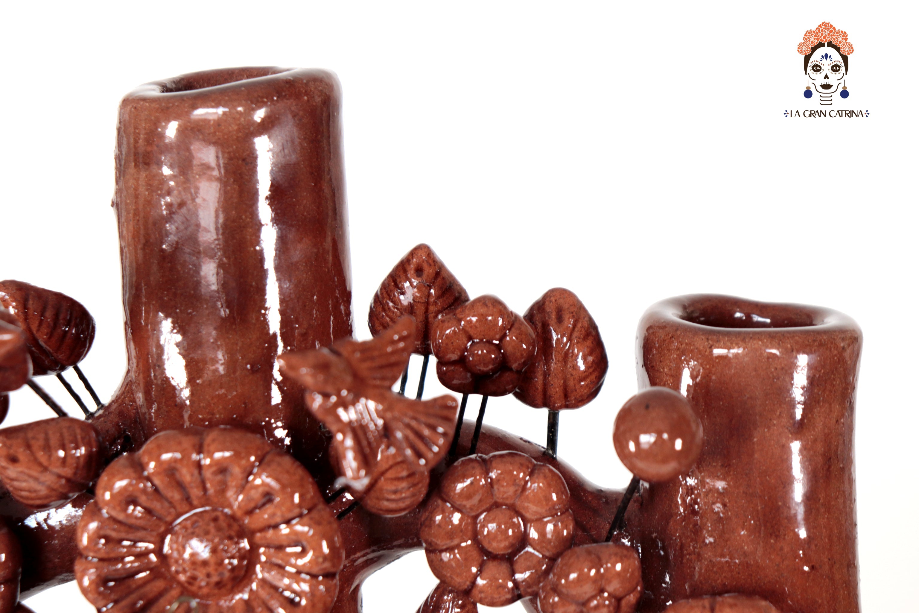 Tree of Life Brown - Glazed Clay - 16.5 in. Montoya
