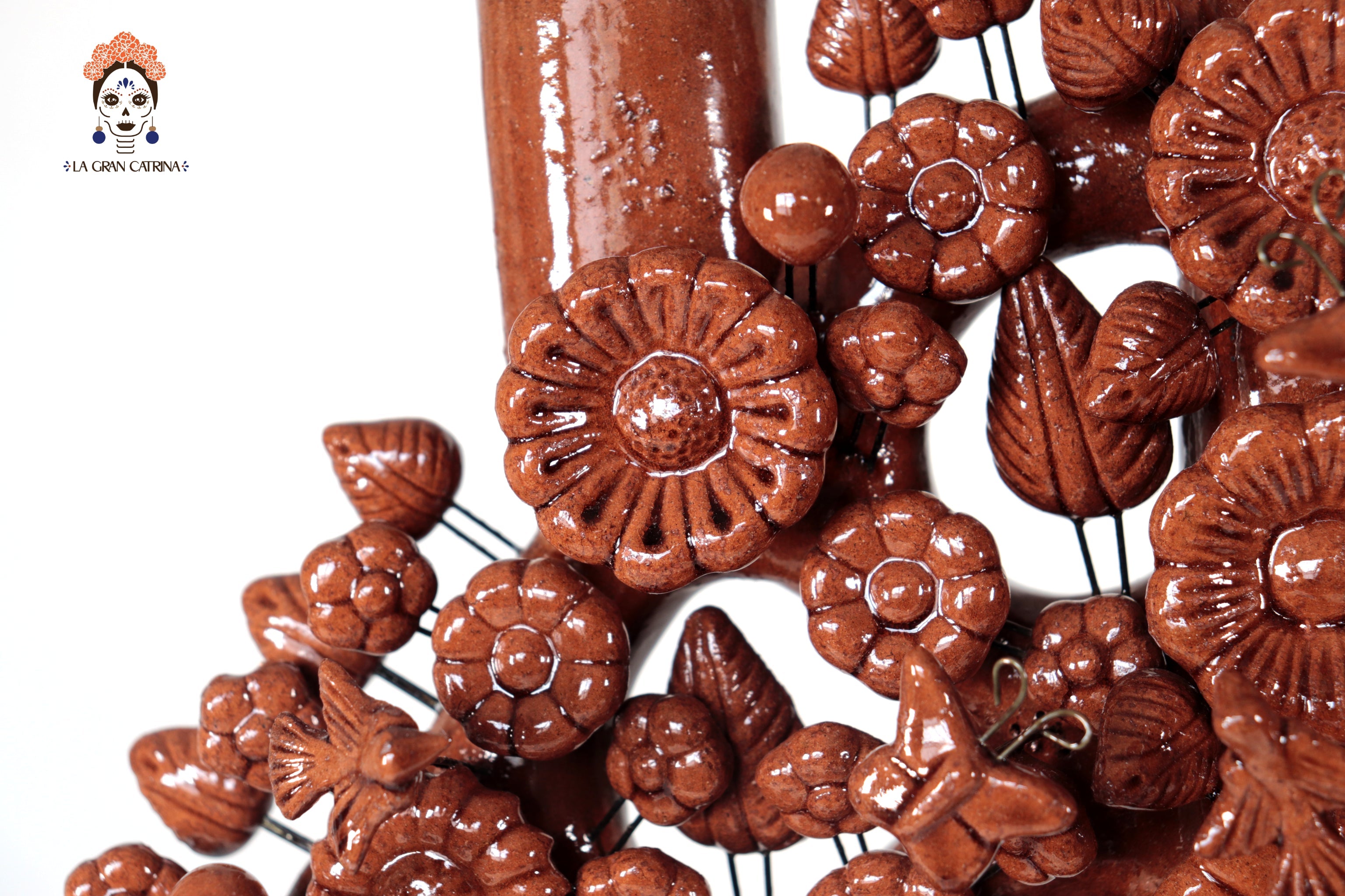 Tree of Life Brown - Glazed Clay - 16.5 in. Montoya