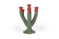 Glazed Prickly Pear Cactus Candleholder - 15.3 in. Juan Gtz