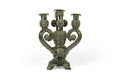 Candleholder green of 4 candles - Glazed Clay - 16 in. Juan Gtz