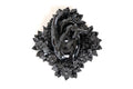 Heart Black Wall - Glazed Clay - 9 in. Tiru