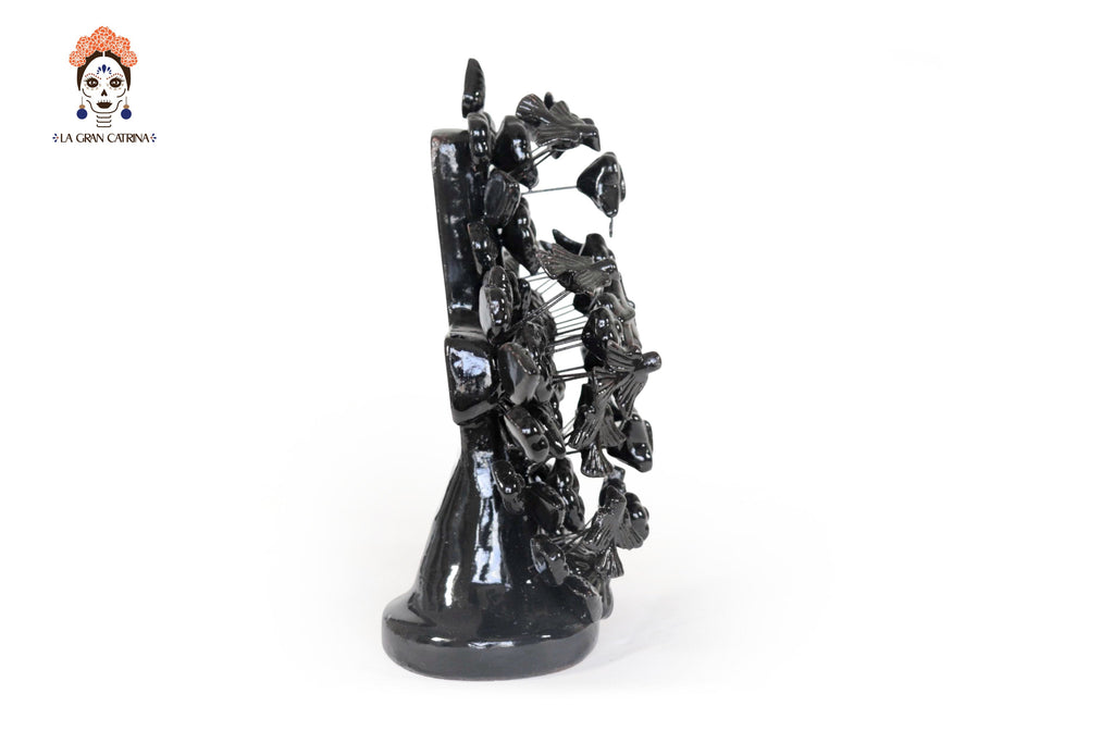 Cross black vidriada of 8.6 in. Montoya