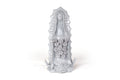 Virgin of Guadalupe - Glazed Clay white - 11.8 in. Montoya