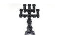Candleholder black of 5-Candle - Glazed Clay - 20 in. Juan Gtz