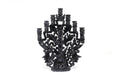 Candleholder black of 7 candles - 10 in. Tereri