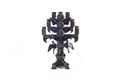 Candleholder Blue 7 candles - Glazed Clay - 28 in. Juan Gtz