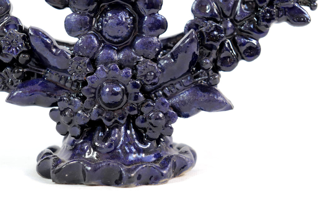 Candleholder Blue 5-Candle - 10.4 in. Juan Gtz