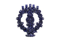 Candleholder Blue 5-Candle - 10.4 in. Juan Gtz