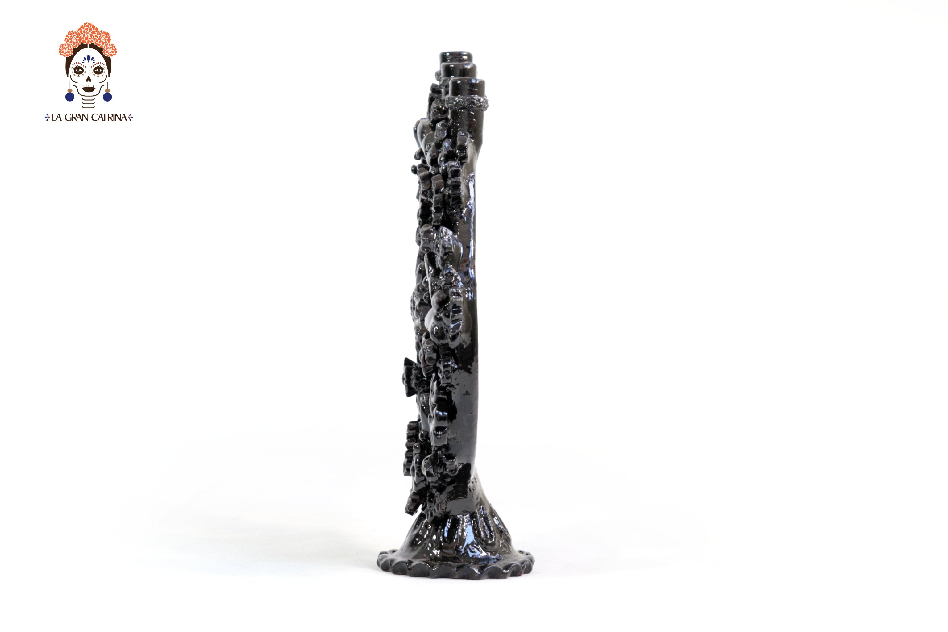Candleholder black of 5-Candle - 10.4 in. Juan Gtz