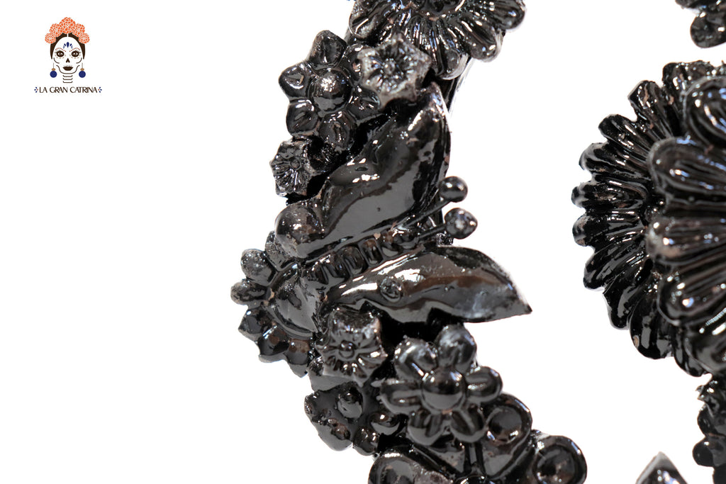 Candleholder black of 5-Candle - 10.4 in. Juan Gtz