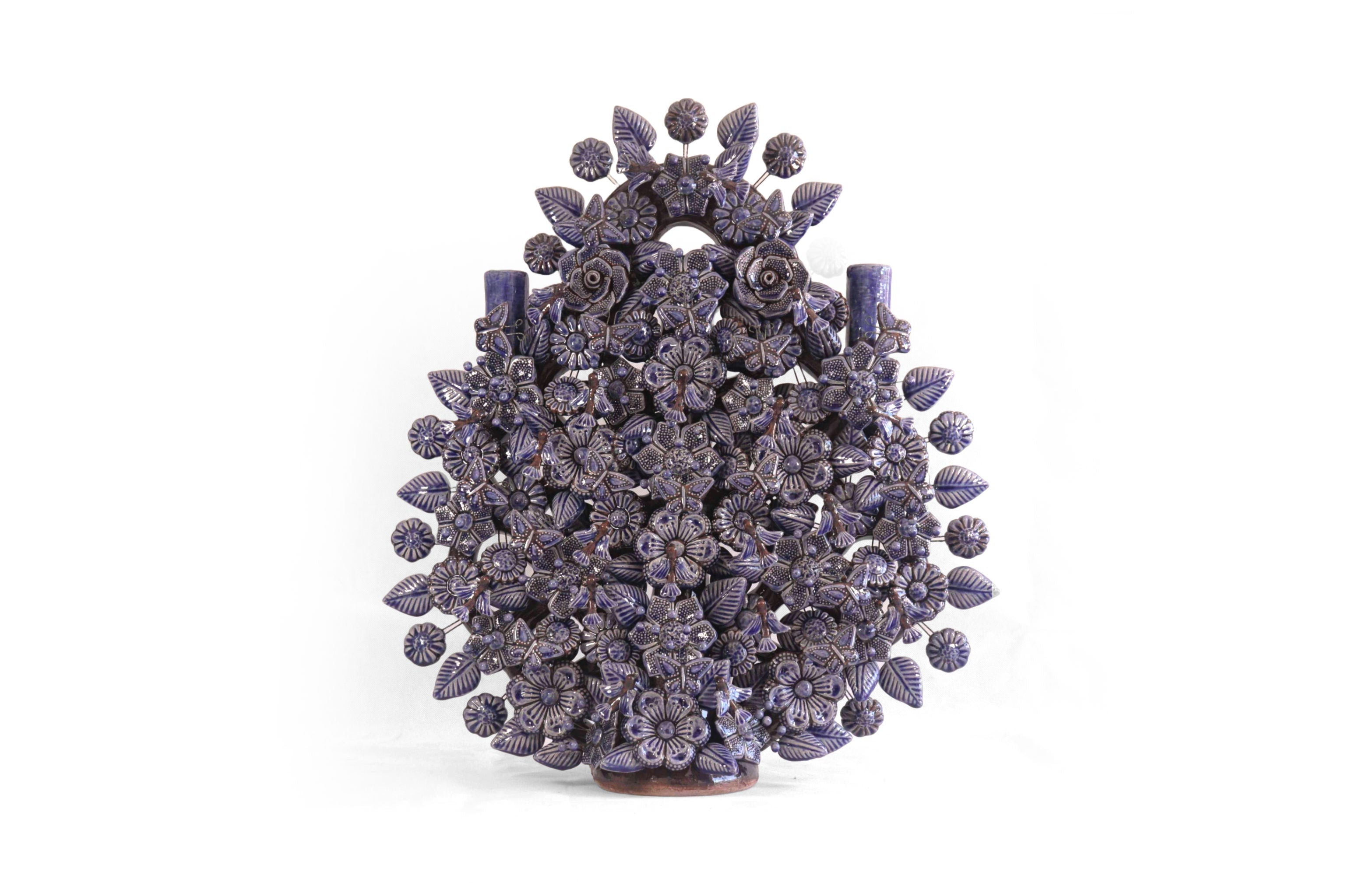 Tree of Life blue glazed - 21.6 in. Montoya