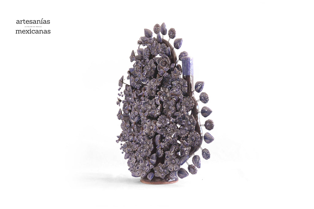 Tree of Life blue glazed - 21.6 in. Montoya